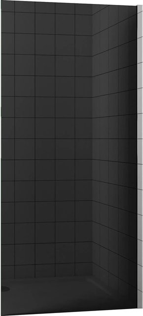 AICA Walk In Duschtrennwand mit Chromrahmen, NANO-Glas, B/H: 90 x 200 cm - Bild 1