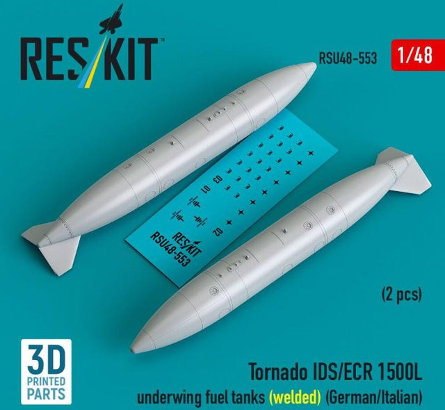 ResKit Models Tornado IDS/ECR 1500L underwing fuel tanks, 2-teiliges Set - Bild 1