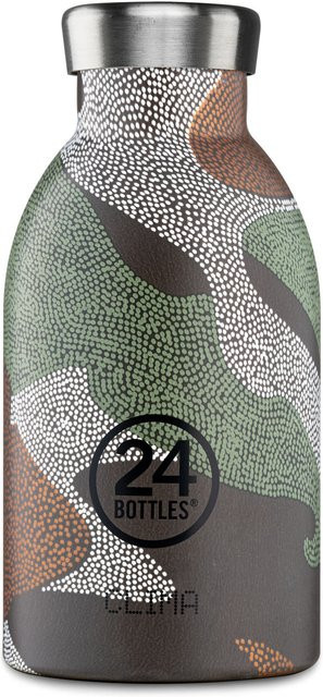 24Bottles Clima Bottle Deep Nature Camo Zone Trinkflasche Multicolour 330ml - Bild 1