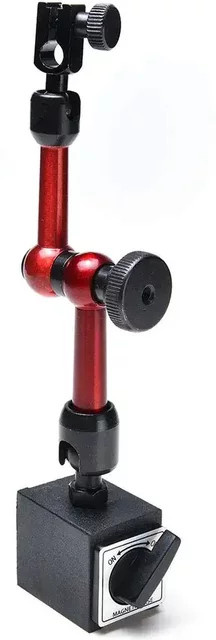 FTBTOC Messuhr mit magnetischem Halter und Bohrungslehre in Rot - Bild 1