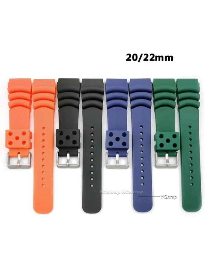 HQstrap Uhrenarmband Silikon, 20mm 22mm, Unisex - Bild 5