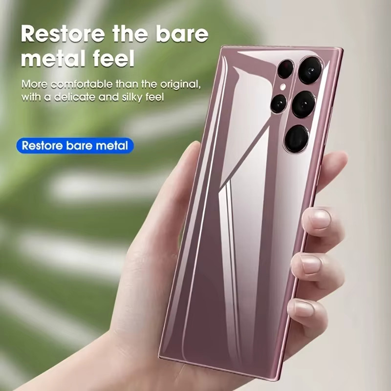 3er-Pack Weiche Hydrogel Displayschutzfolien für Samsung Galaxy S25 S24 S23 S22 S21 Plus Ultra und FE in Transparent - Bild 4