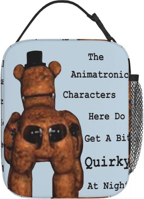 Fancy Style Studio FNAF At Freddys Isolierte Lunchtasche Bento-Box in Blau - Bild 1