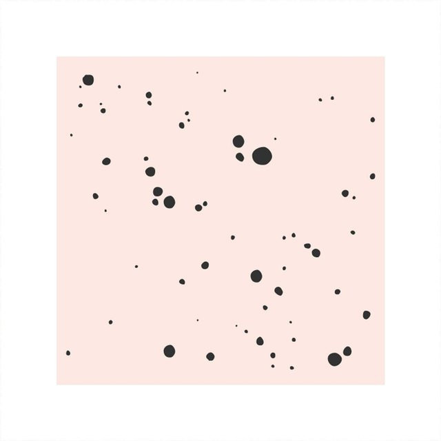 May&Berry Stempel Punkte in Nude und Rosa aus Holz, B/B/H: 4,5 x 4,5 cm - Bild 1