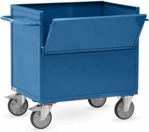 Fetra Blechkastenwagen 2843 in Blau mit TPE-Reifen und 600 kg Tragkraft - Bild 1