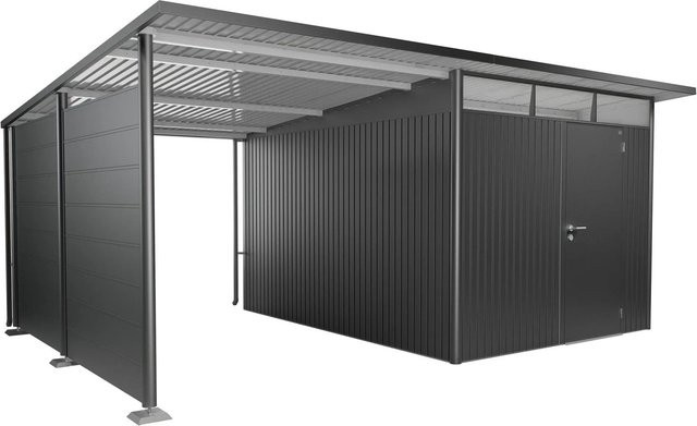 Biohort Seitenwand für Seitendach AvantGarde A4/A8 in Dunkelgrau-Metallic - Bild 1