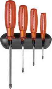 PB Swiss Tools Schraubendreher-Satz PH 4-teilig mit Wandhalter Multicraft in Orange - Bild 1