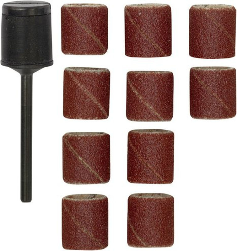 Proxxon Schleifbänder für Schleifzylinder, 10 Stück, Korn 120, Durchmesser: 14 mm, für Holz und Metall - Bild 2