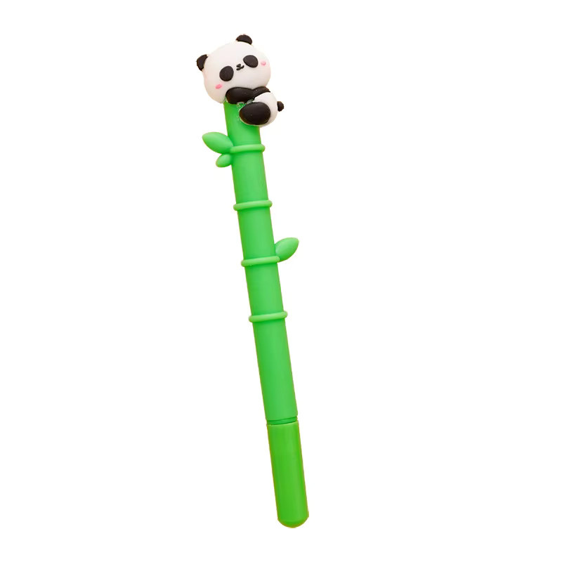 Panda Bambus Gelstift in Grün für Studenten und kreatives Schreiben - Bild 2
