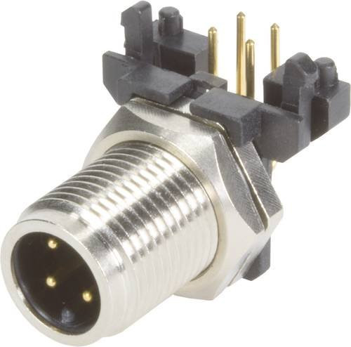 Harting Leiterplattenadapter 21033213401 aus Messing in Silber mit 4 Polen - Bild 1