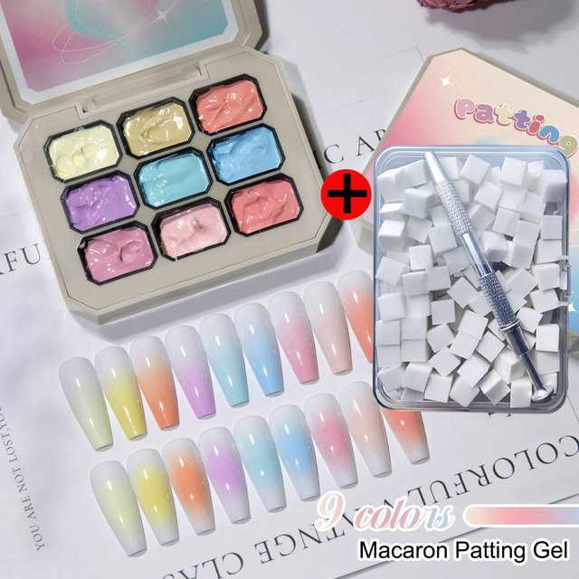 HONEY GIRL Nagellack Gel Set, 9 Farben, UV & LED, 2 Stück - Bild 1