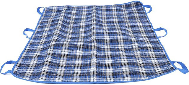 OutsideWorld Waschbare Inkontinenz-Matratzenauflage mit 6 verstärkten Griffen, wasserdicht, Blau, Breite: 90 cm, Tiefe: 150 cm - Bild 1