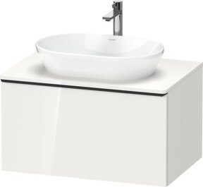 Duravit Waschtischunterschrank D-Neo, wandhängend, weiß glänzend, B: 80 cm, T: 55 cm, H: 45,9 cm - Bild 1
