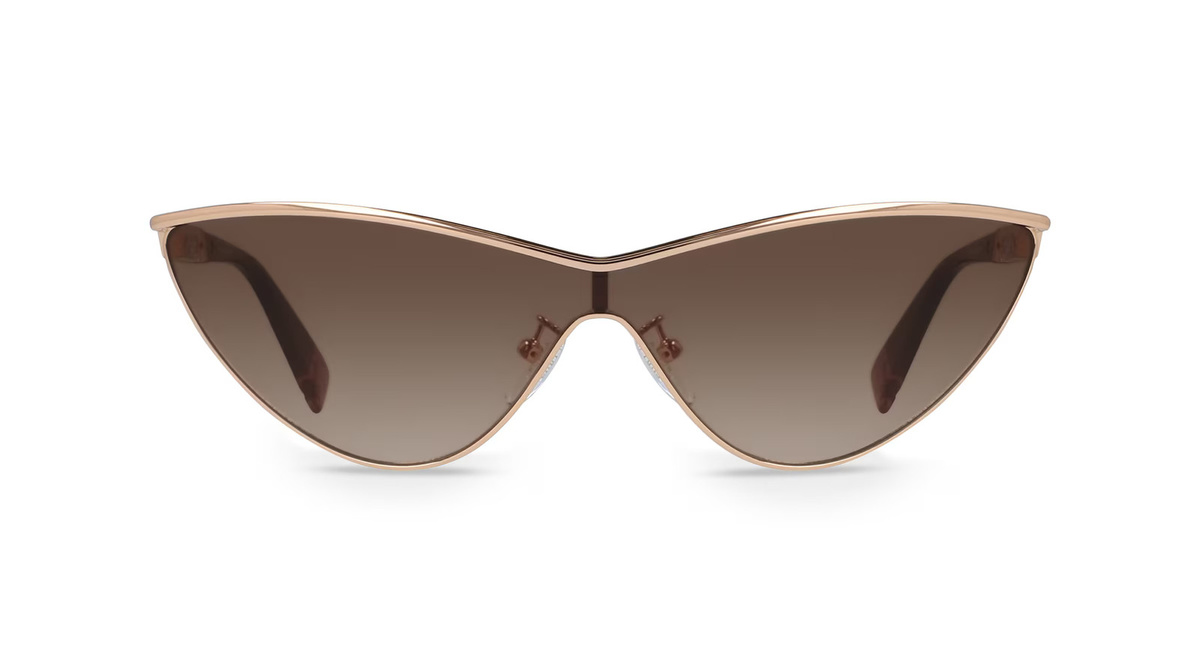 Furla FULSFU311 Sonnenbrille, Vollrand, Monoscheibe, Metall, Unisex, pink - Bild 1