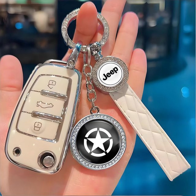 Jeep Schlüsselanhänger, Zinklegierung - Bild 1