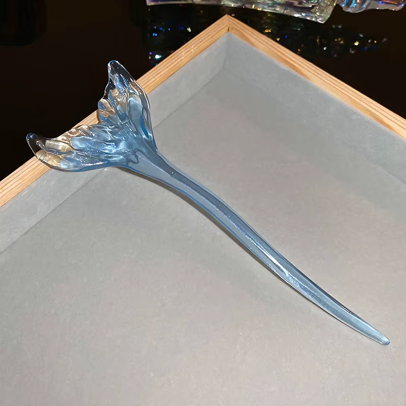 Haarspange Fischschwanz, meerblau, Damen - Bild 4