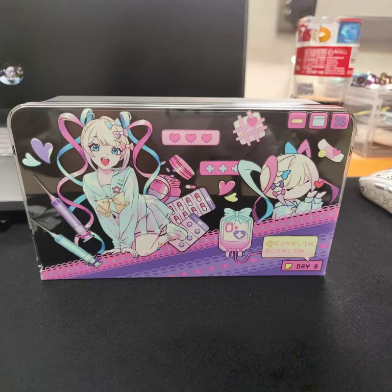 Needy Girl Overdose Anime Schutzhülle für Nintendo Switch, Switch OLED und Switch Lite, Multicolor - Bild 2