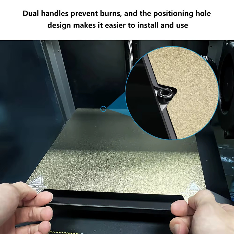 Creality PEI Bauplatte für K1 und K1 MAX (310 x 315 mm) sowie für Ender 3 V3 SE, Ender 3 S1 PRO und Ender 5 S1 (235 x 235 mm) - Bild 2