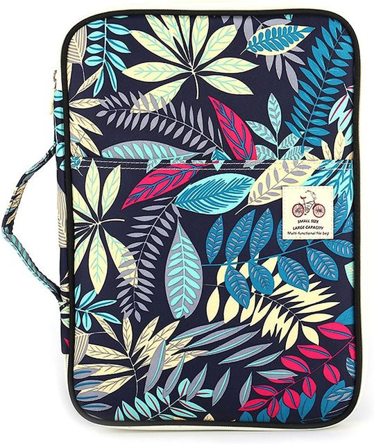 TOMTOP JMS Multifunktionale A4-Dokumententasche als wasserdichter Portfolio-Organizer mit Reißverschluss in Multicolor - Bild 1