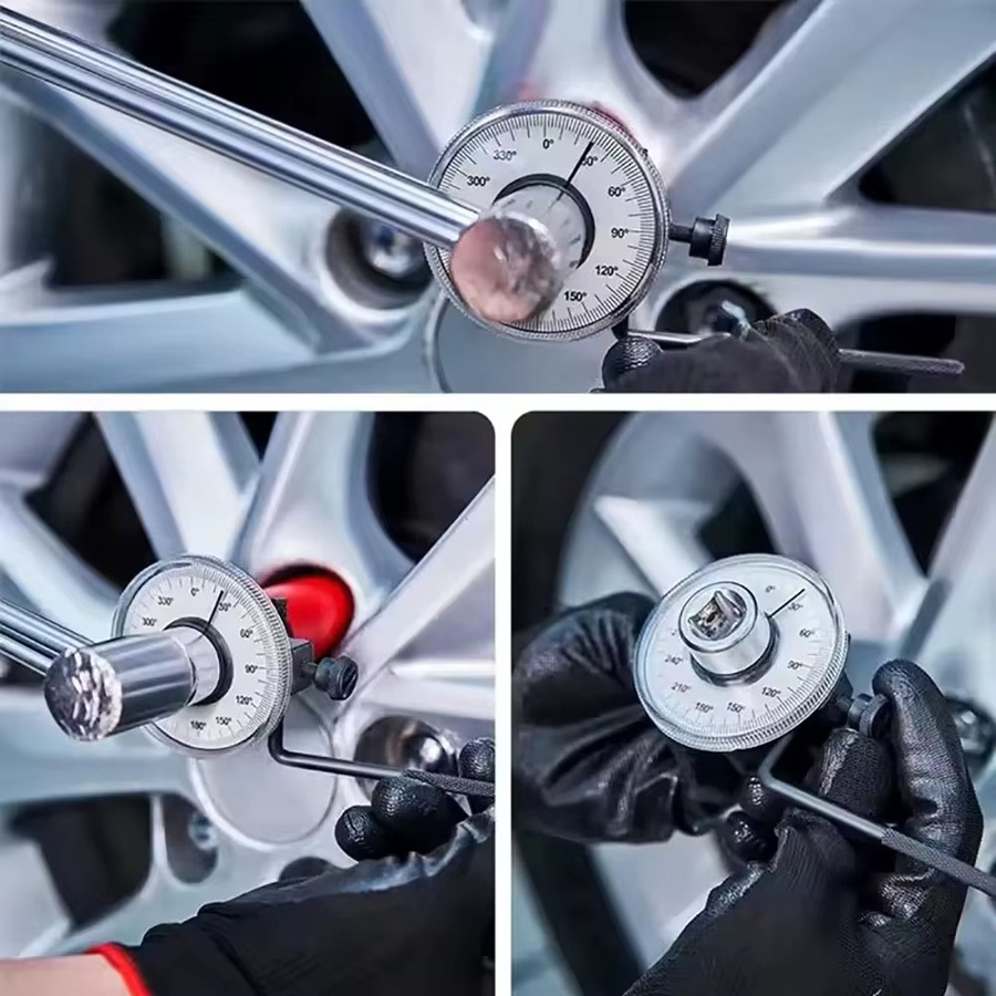 Ninth World Elektroschrauber mit Drehmomentmesser in Silber für die Automobilreparatur - Bild 4