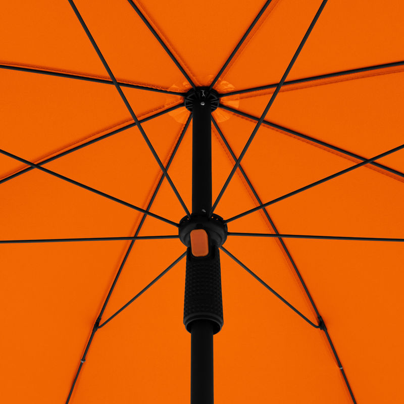 Doppler Sonnenschirm myZONE 200 Manual Mittelmastschirm, orange, Durchmesser: 200 cm - Bild 4