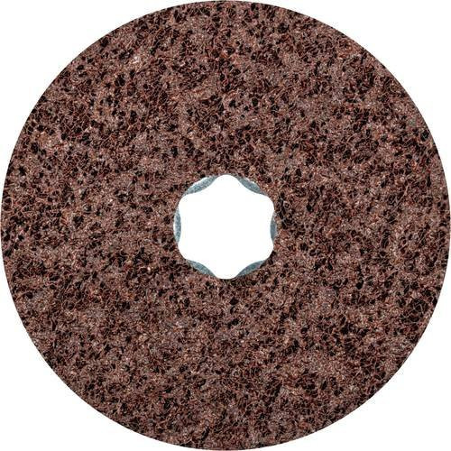 PFERD COMBICLICK harte Vliesronde CC für Feinschliff und Finish mit Winkelschleifer, Durchmesser: 100 mm, Farbe: Braun - Bild 2