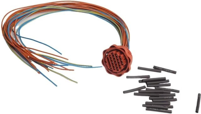 Figzero Autotür-Kabelbaumstecker 16-polig und 20-polig für Citroen Xsara, C-Elysee und Peugeot 206, Länge: 50 cm, Mehrfarbig - Bild 1