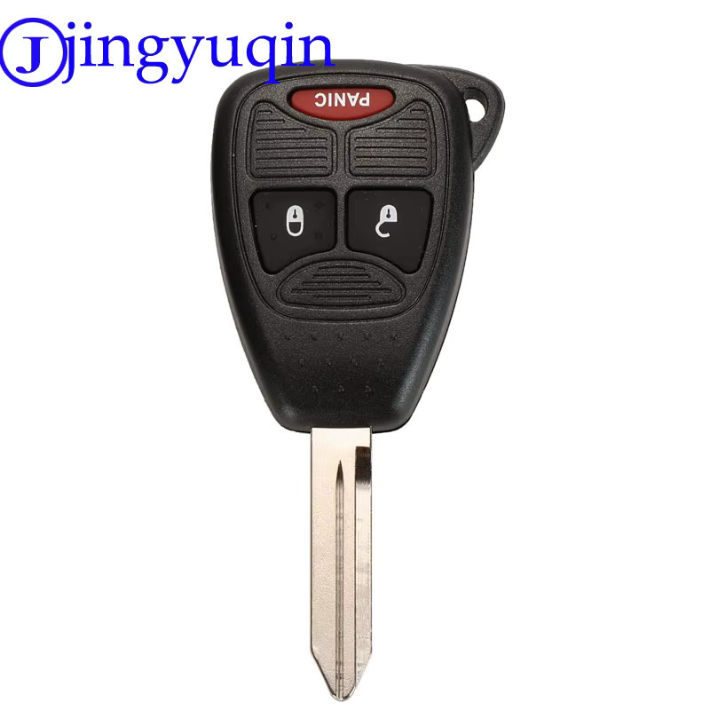 Jingyuqin Auto Schlüssel Shell Abdeckung für Chrysler 300 Espe, Dodge Dakota Durango und Jeep Grand Cherokee Commander, Schwarz - Bild 2