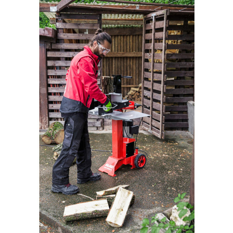 AL-KO Elektro-Holzspalter LSV 550/6 in Rot mit 6 t Spaltdruck, Holzfangbügel und integrierten Holzhaltekrallen - Bild 5