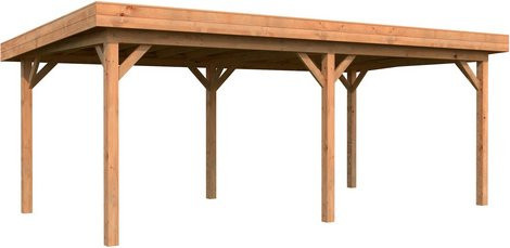 PALMAKO Pavillon Lenna in Braun, B/T/H: 588 x 300 x 245 cm - Bild 1