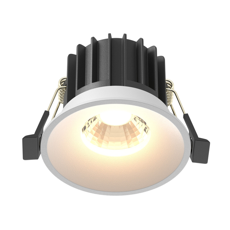 Technical Einbauleuchte Round LED aus Aluminium in Weiß mit IP20 Schutzart - Bild 1
