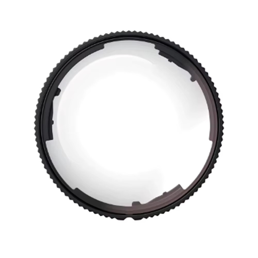 ZYOX Objektivschutzkappe für Insta360 X4 mit transparentem gehärtetem Glas als kratzfester Linsenschutz - Bild 2
