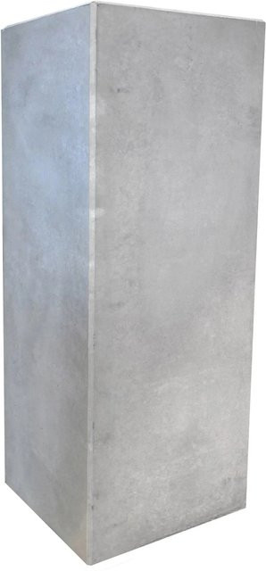 Mauerscheiben-Ecke Bewehrt Betonglatt Grau B/T/H: 130 x 50 x 50 cm - Bild 1