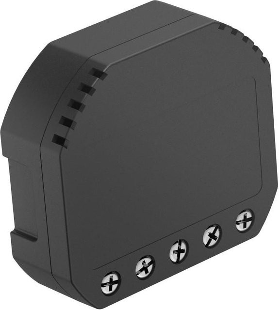 Hama WiFi-Nachrüst-Schalter für Leuchten und Steckdosen in Schwarz zur Unterputzmontage, kompatibel mit Amazon Alexa, Google Assistant und Apple HomeKit - Bild 1