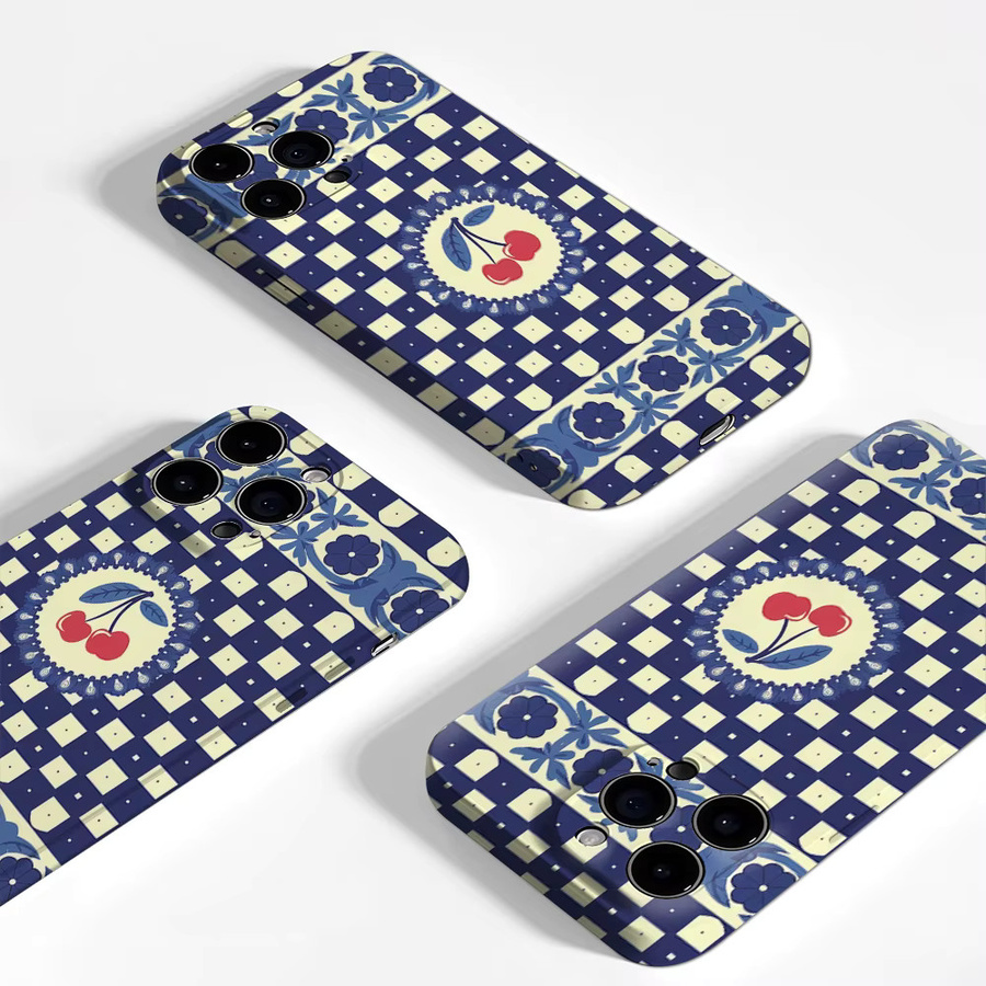 Potdemiel Kirschblüten Handyhülle für iPhone 17 16 15 14 13 Pro Max Plus mit Magnetfunktion und robustem Doppel-Schicht-Schutz - Bild 2