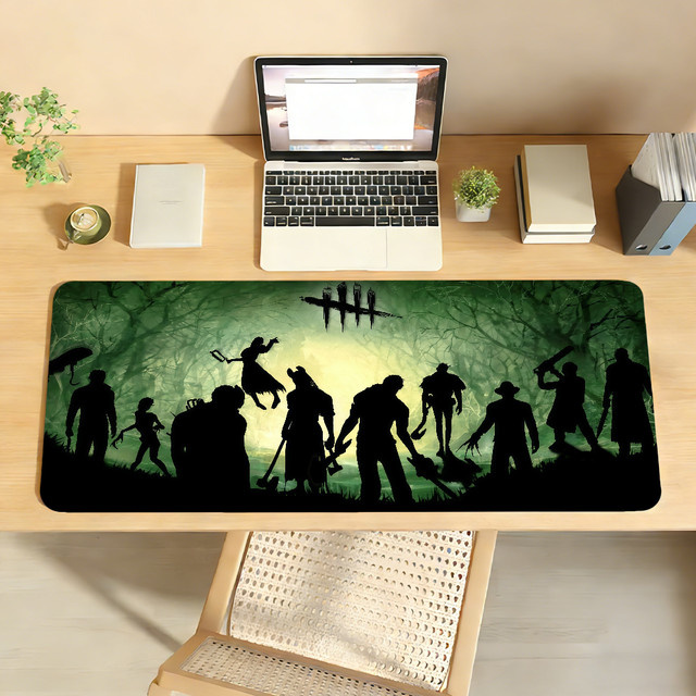 D-DaylightS By D-DEADS Mauspad in Grün, rutschfeste Schreibtischunterlage aus Gummi für PC und Laptop - Bild 1