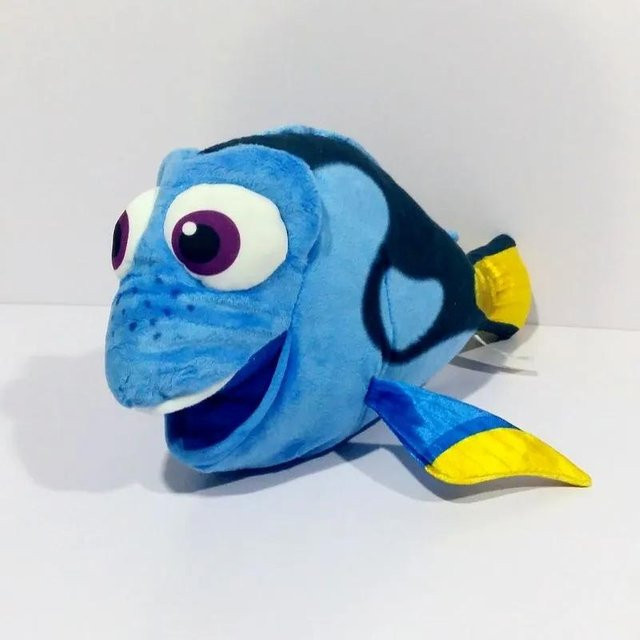 Disney Findet Nemo 2 Niedliche Dorie & Stitch Handpuppe, Plüschtier, weiß, ab 14 Jahren - Bild 1