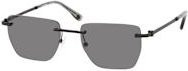 Lacoste L 282S Sonnenbrille, randlos, quadratisch, Metall, Herren, black grey - Bild 1
