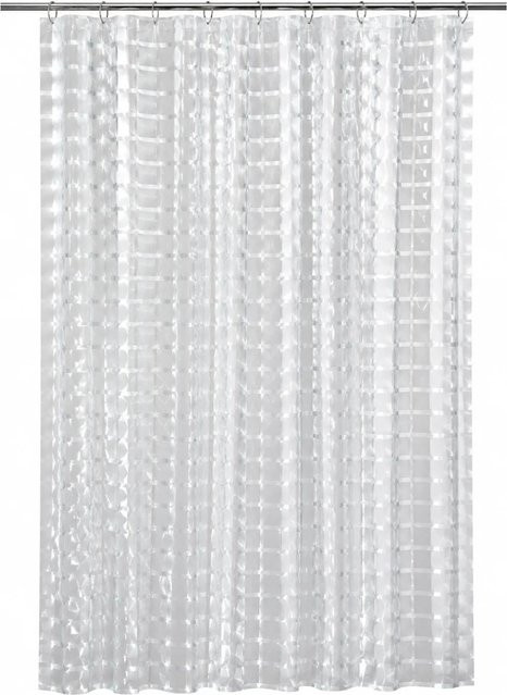 Euroshowers Duschvorhang 3D aus EVA in Transparent, B/H: 180 x 200 cm - Bild 1