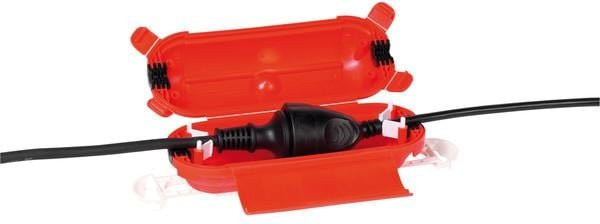 Vivanco Outdoor Sicherheitsbox IP44 in Orange aus Kunststoff - Bild 1