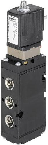 Bürkert Magnetventil 231408 6519 in Schwarz, 24V, G 1/4, Nennweite 9mm - Bild 1