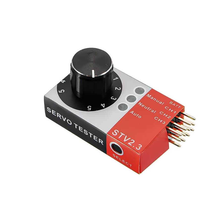 QX-MFLU 3-Kanal Multi-Servo-Tester, ESC-Konsistenz-Geschwindigkeitsregler, CCPM-Messgerät für RC-Drohnen, Autos, Boote und Flugzeugmodelle - Bild 2