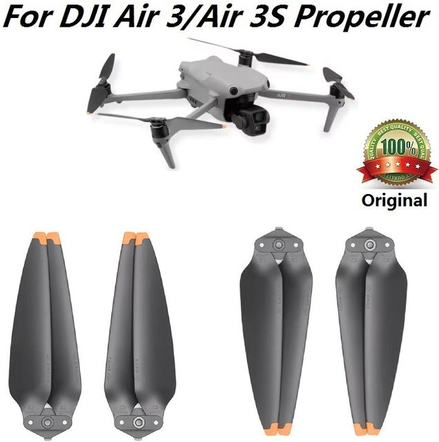 DJI Original Ersatzpropeller 8747F Schnellspanner TPU Wing Fan Blade für Air 3 und Air 3S Drohnen in Schwarz - Bild 1