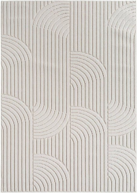 Ayyildiz Kurzflorteppich Helix in Creme und Beige, B/H/L: 160 x 230 x 0,7 cm - Bild 1