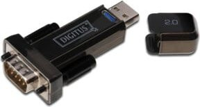Digitus USB zu Seriell-Adapter DSUB 9M DA-70156, USB-A auf 9-Pin seriell, Schwarz - Bild 2