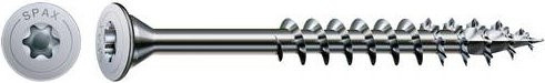 Spax Holzschraube WIROX aus Stahl in Silber, Durchmesser: 5 mm, Länge: 87 mm, 150 Stück - Bild 1