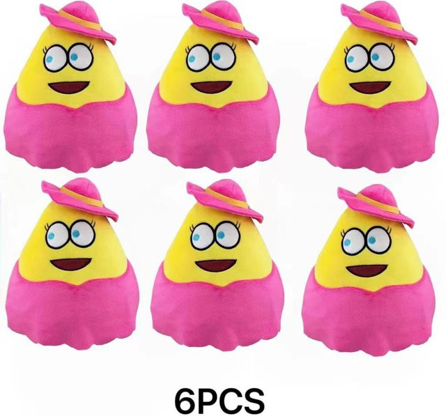 Yiran toy Alien Pou Kuscheltier, Schwarzer Hut Gentleman Pou Plüsch, ab 14 Jahren - Bild 1