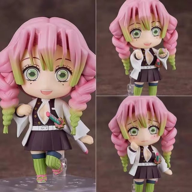 Bandai Demon Slayer Kanroji Mitsuri Tokitou Muichirou Nendoroid, bewegliche Actionfiguren, 2-teiliges Set - Bild 1