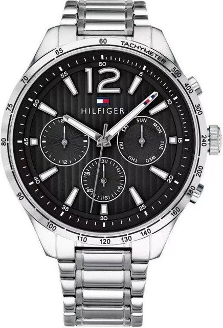 Tommy Hilfiger Armbanduhr, Quarz, Edelstahl, 44 mm, Herren - Bild 1