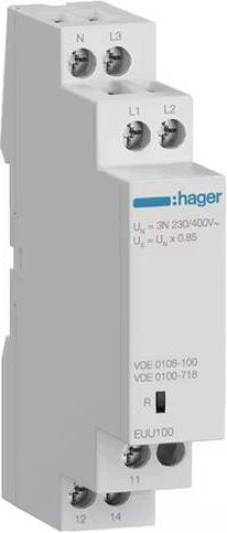 Hager EUU100 Überwachungsrelais in Weiß - Bild 1